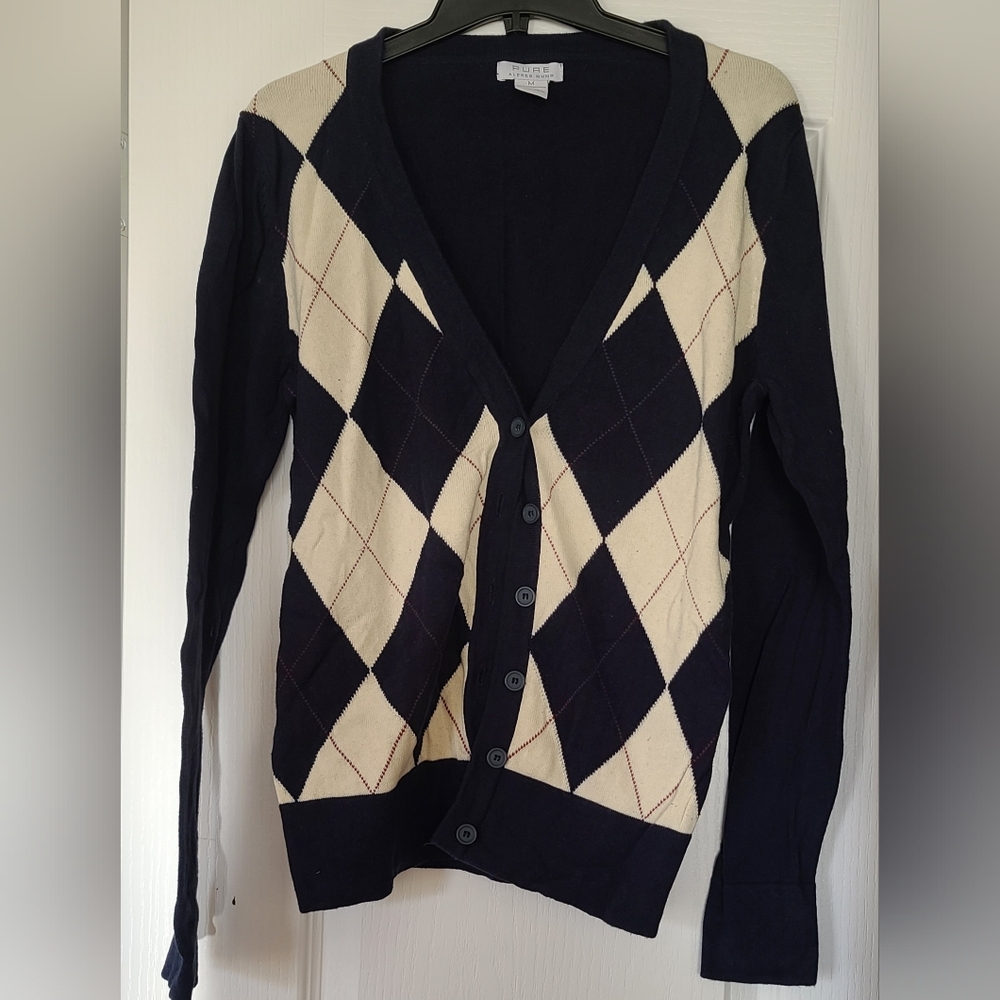 Retro preppie cardigan